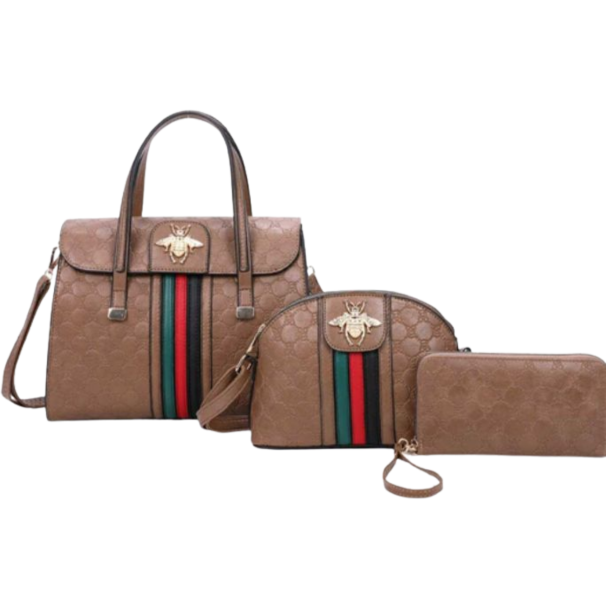 Handbags fashion bag set female purse accessory Vector Image